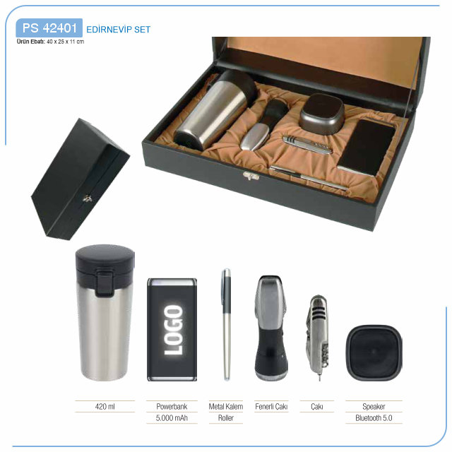 Edirne VIP Hediyelik Set – Powerbankli – PS 42401