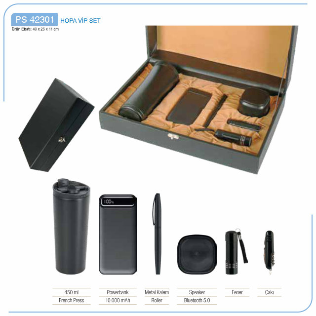 Hopa VIP Hediyelik Set – Powerbankli – PS 42301