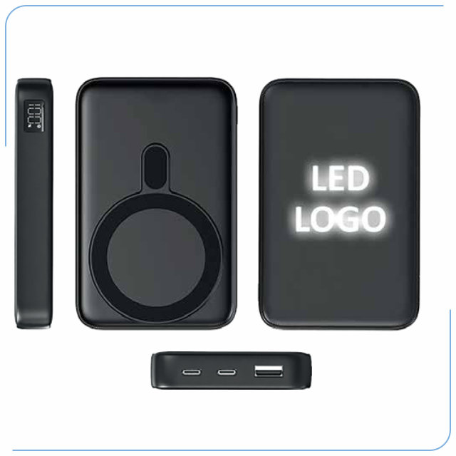 Omega LED Logolu MagSafe Powerbank – PS 20226