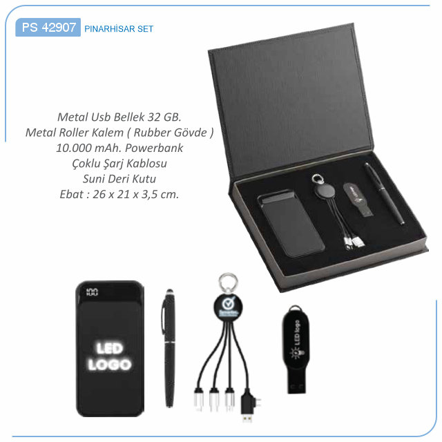 Pınarhisar Hediyelik Set – Powerbankli – PS 42907