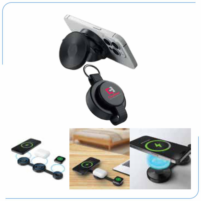 Wireless 3-in-1 Katlanır Şarj Standı – PS 20964