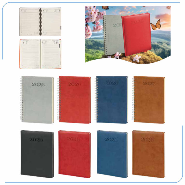 Darıca Spirelli Dikişli Haftalik Ajanda Termo (20×28cm) PS 70144