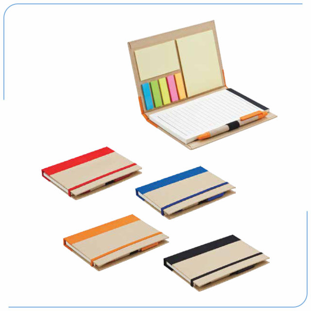 Kraft Defter Renkli Not Kağıtlı Kalem Tutucu PS 70327