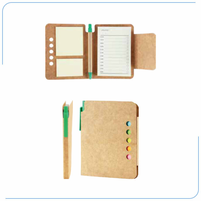 Kraft Yapışkanlı Renkli Notluk Kalem Tutucu PS 70313