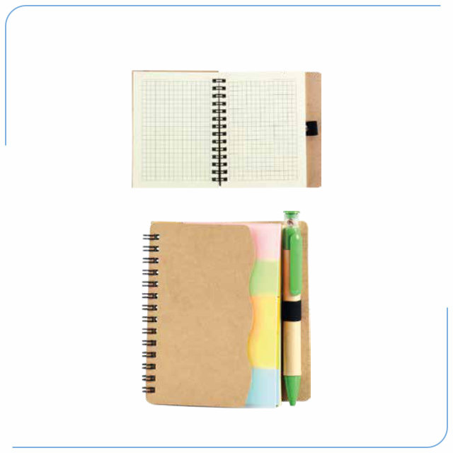 Kraft Yapışkanlı Renkli Notluk Kalem Tutucu PS 70314