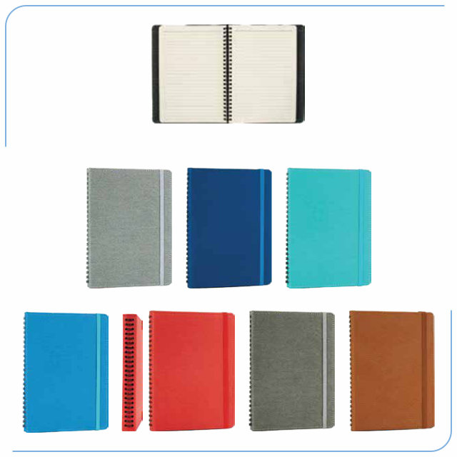 Sirkeci Gizli Spiralli Defter Elastik Bant (15x21,5 cm) Termo PS 70662