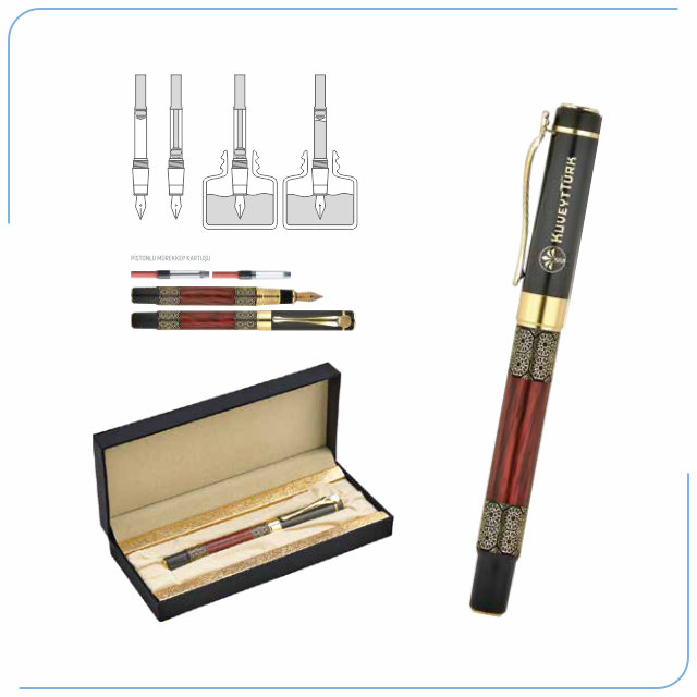 Tekli Metal Dolma Kalem Seti PS 40217